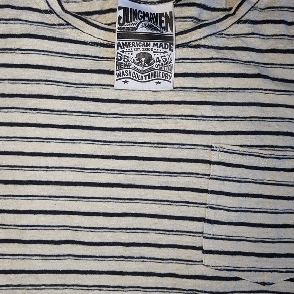 Jungmaven NWOT Striped T-shirt - Picture 2 of 3